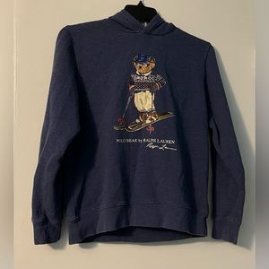 Polo Ralph Lauren Boy’s XL (18-20) Polo Bear Skier Winter Hoodie
